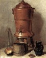 銅を飲むフー・ジャン・バティスト・シメオン・シャルダンの静物画